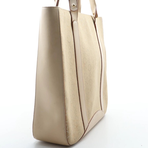 Céline Monogramm Canvas and Leather Tote - Picture 3 of 12